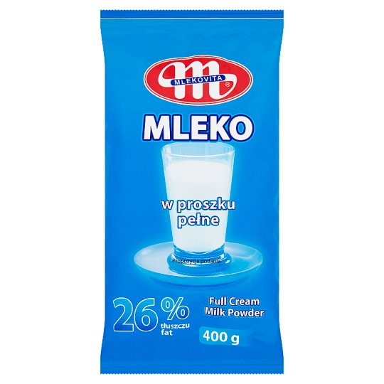 Wartości odżywcze – Mleko w proszku